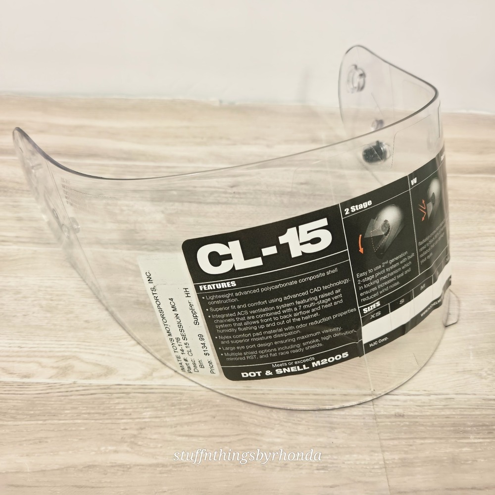 New - Open Box - HJC - Clear Shield CL-15 - Model HJ-09C Size XXL